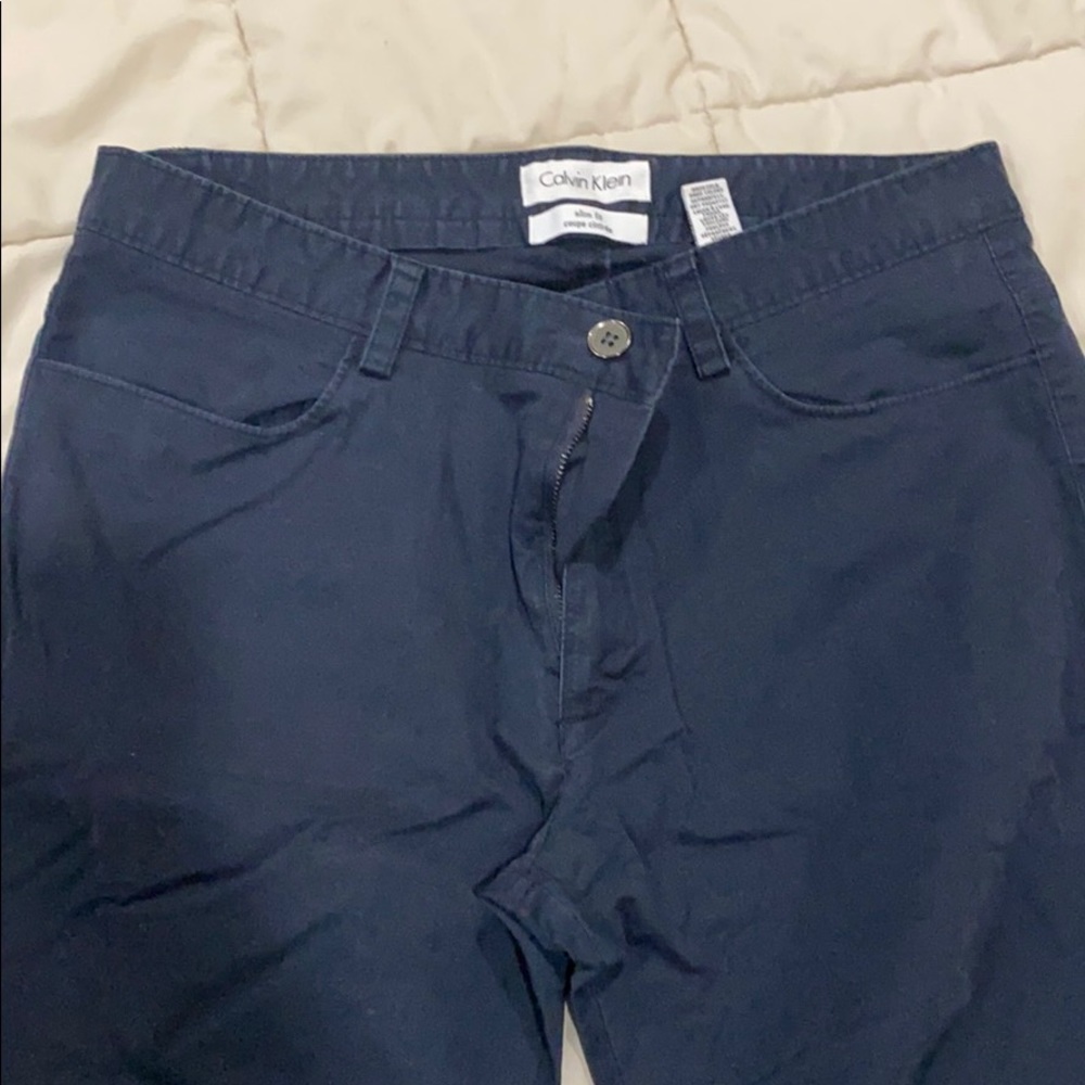 Calvin Klein slim dress pant